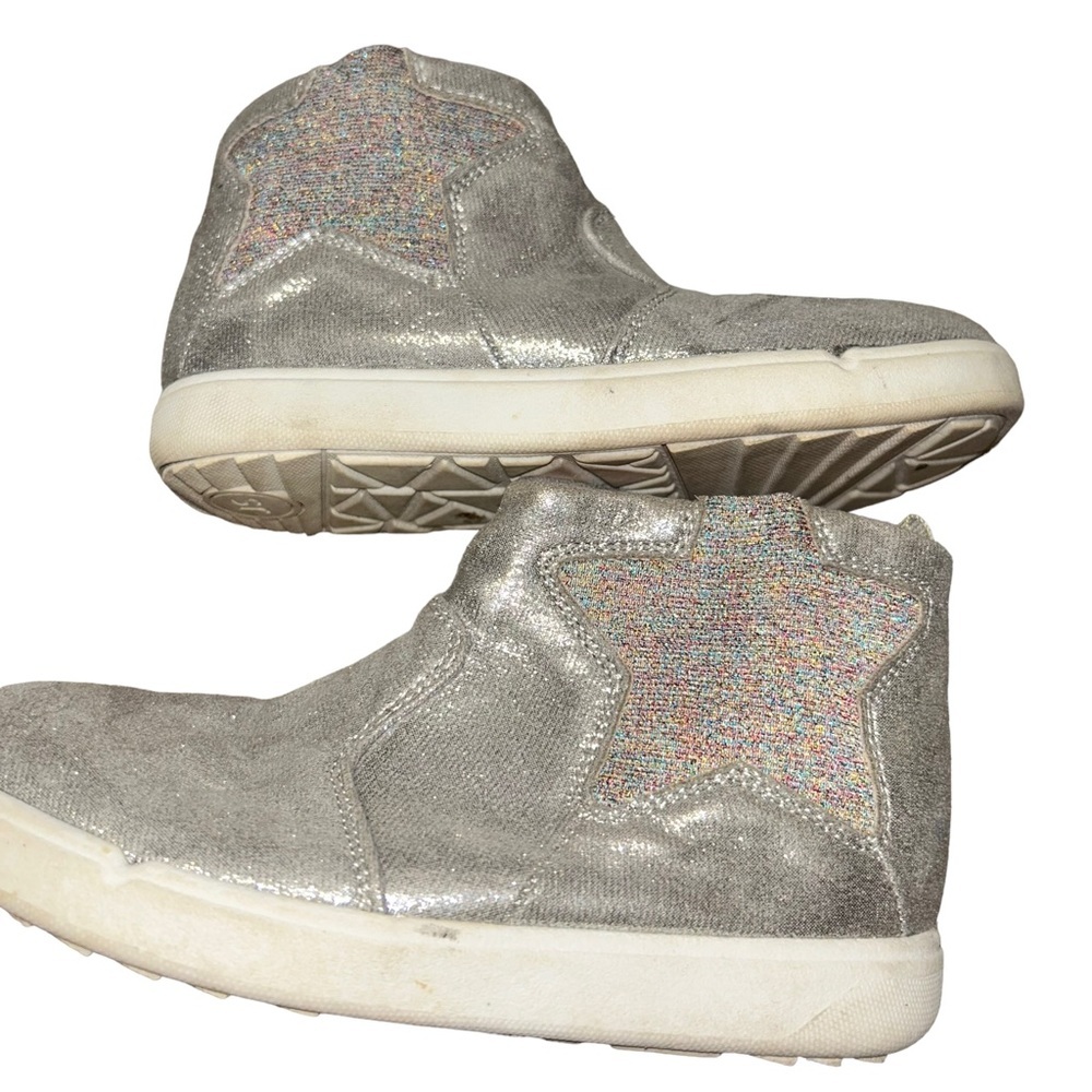 Stride Rite 360 Kids Toddler Nina Boot Silver Size 13 sparkle star shoes